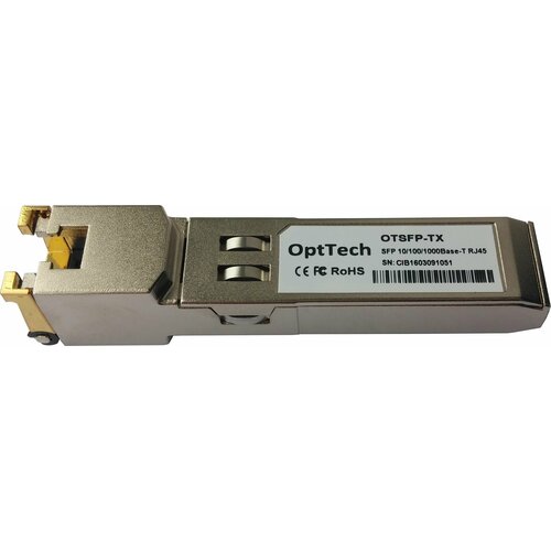 Трансивер модуль SFP+, 10GBase-T, RJ45 OTSFP+-RJ45 onti 10g rj45 copper sfp module 10gbase tx ethernet fiber optic ftth compatible with cisco mikrotik switch 30m