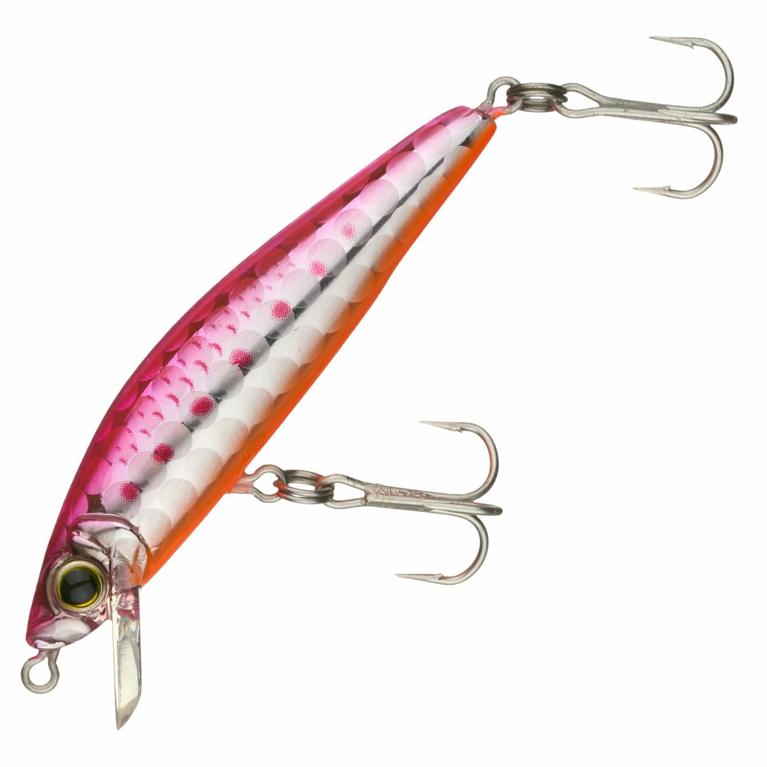 Воблер для рыбалки Duel Hardcore LG Minnow 50 F F1198 цв. HPI, 2,5 гр 50 мм, на форель, щуку, судака, минноу всплывающий, до 0.2 м