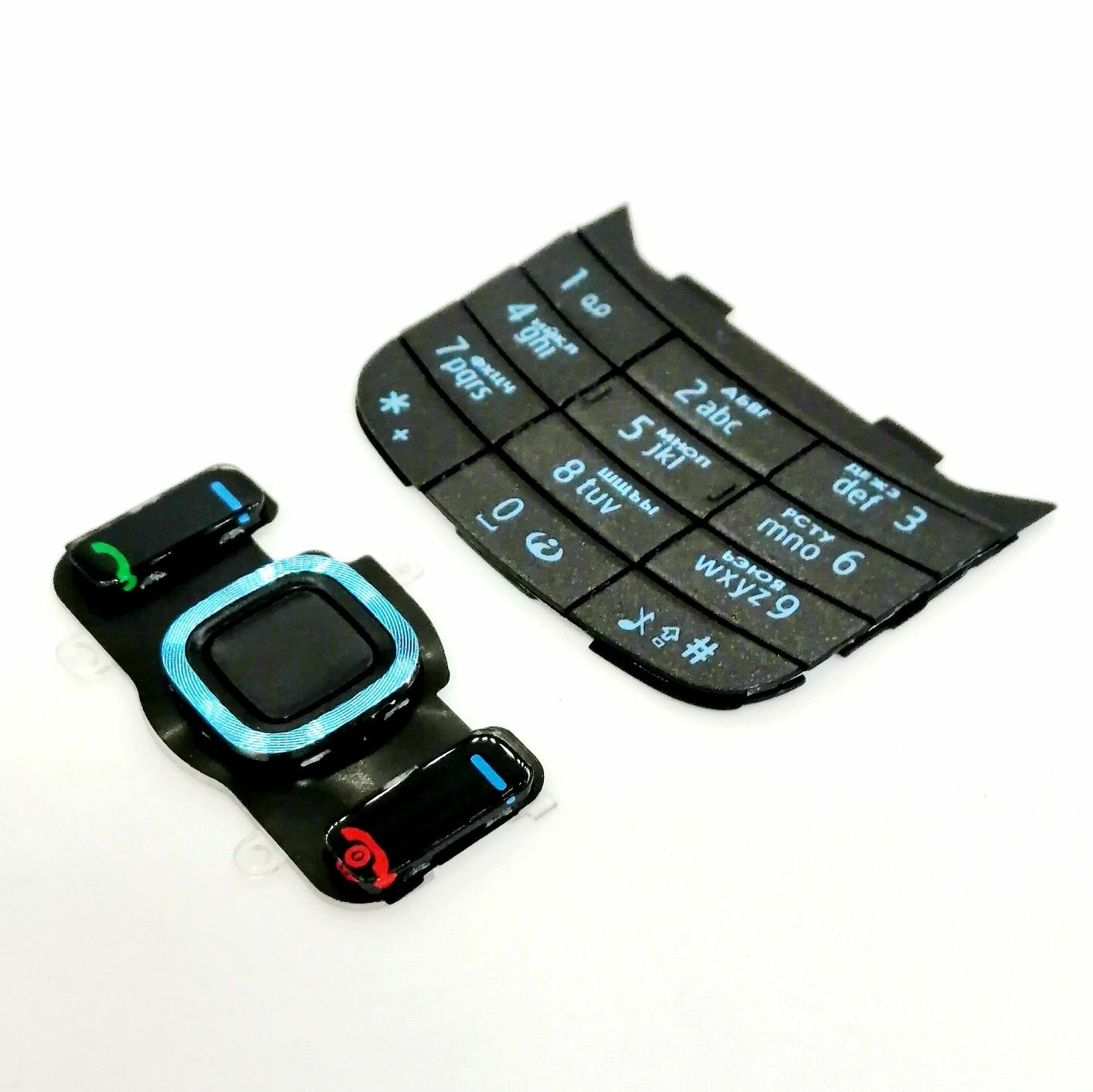 Клавиатура N 6600s черная (синие цифры) (2 части)