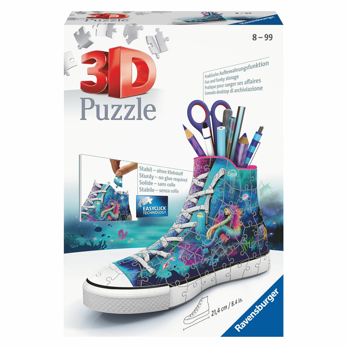 3D Пазл Ravensburger «Кроссовок-Русалка», 108 эл.