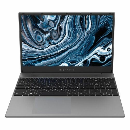 Ноутбук DIGMA PRO Breve 15.6", IPS, AMD Ryzen 7 5800U 1.9ГГц, 8-ядерный, 16ГБ DDR4, 512ГБ SSD, AMD Radeon, Windows 11 Professional, темно-серый [dn15r7-adxw02]