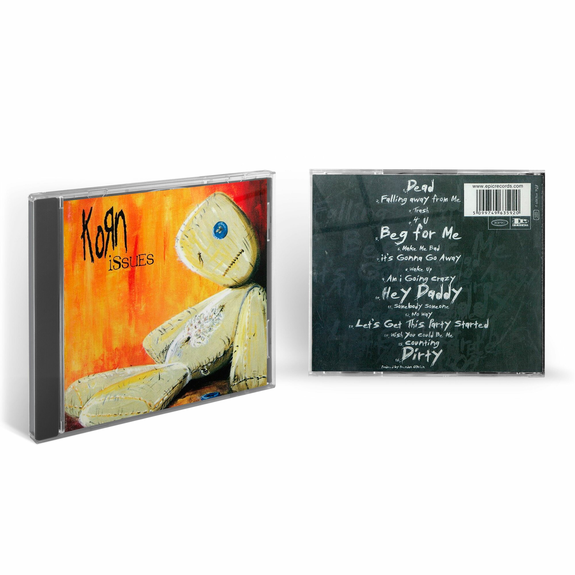 Korn - Issues (1CD) 1999 Epic Jewel Аудио диск