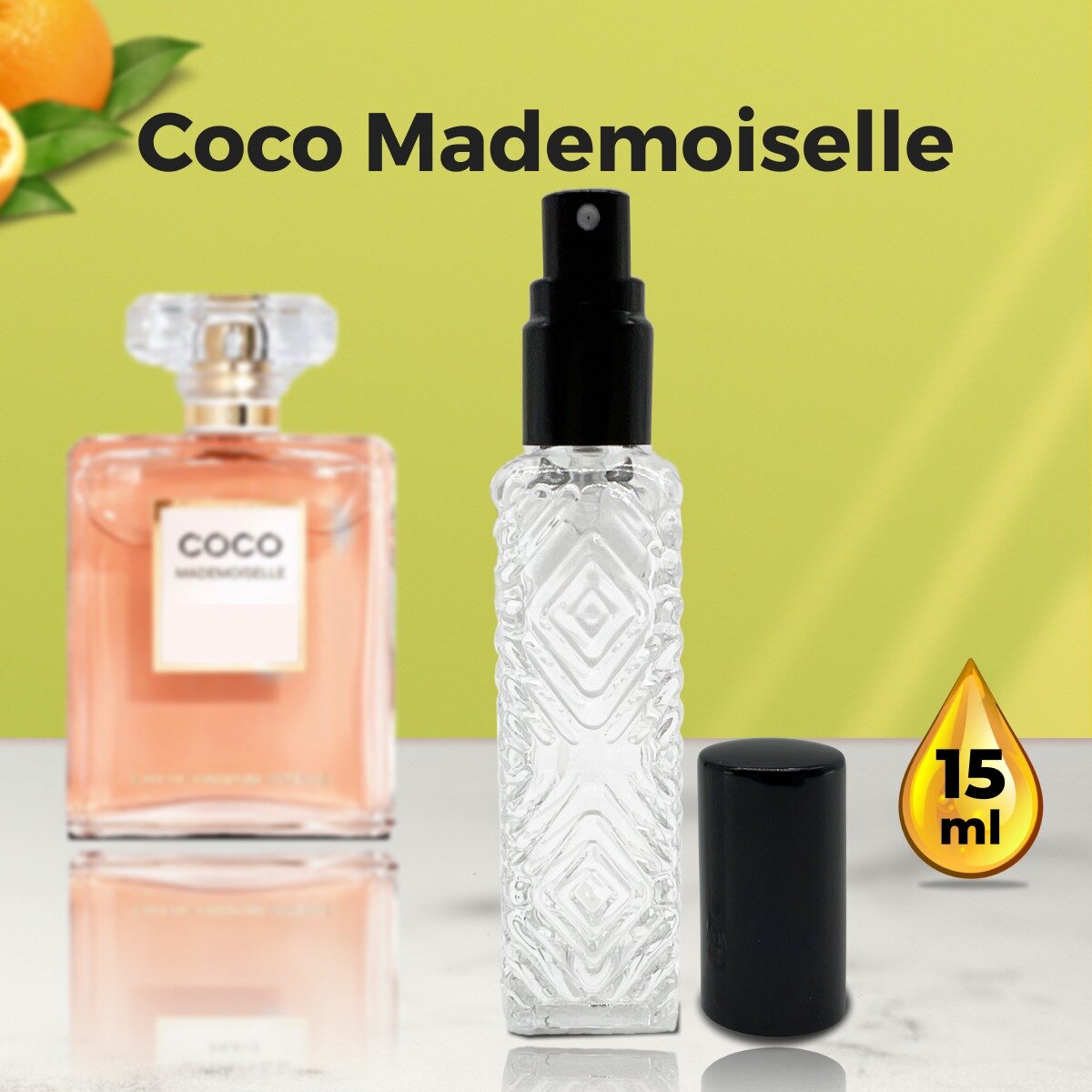 "Coco Mademoiselle" - Духи женские 15 мл + подарок 1 мл другого аромата