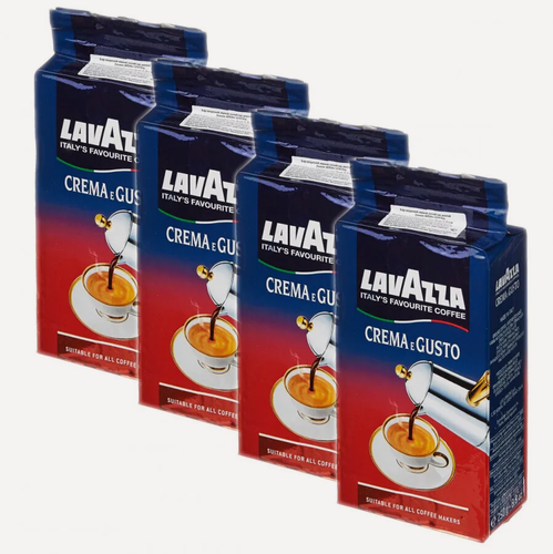 Изображение товара Кофе молотый LavAzza Crema e Gusto, 250 г в/у (Лавацца) х 4 шт