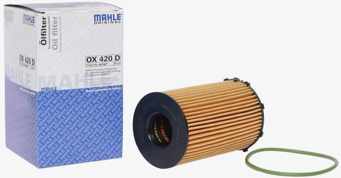 MAHLE OX420D Фильтр масляный OX 420D/KNECHT