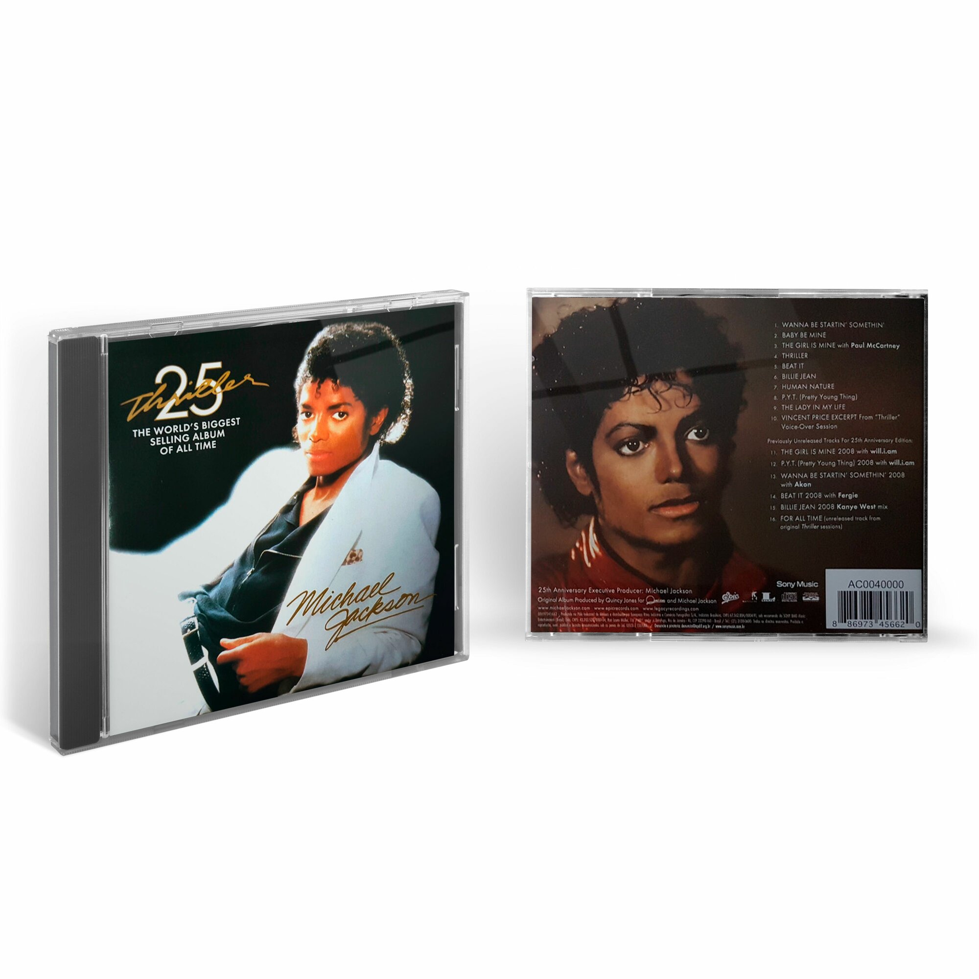Michael Jackson - Thriller (1CD) 2009 Epic Jewel Аудио диск