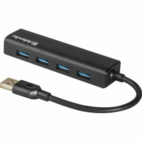 Разветвитель Defender Quadro Express USB3.0, 4 порта хаб разветвитель defender quadro express usb3 0