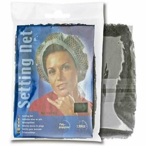 SIBEL Ceтoчкa-косынка для бигуди коричневая крупная сетка 1596₽