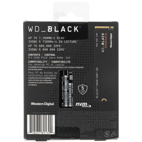 Накопитель SSD WD 1TB Black (WDS100T2X0E) - фото №18