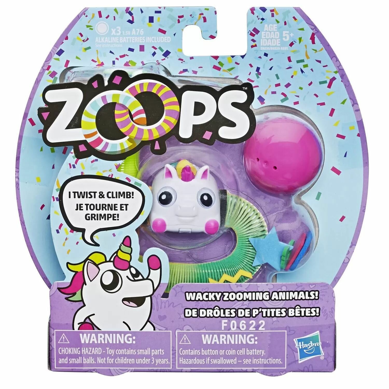 Hasbro - Игрушка браслет Zoops №4 единорог