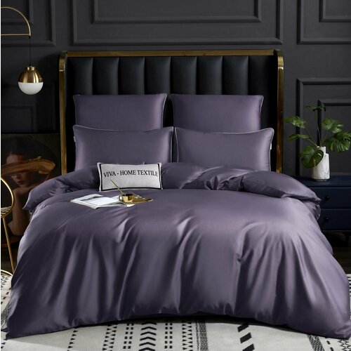 Комплект постельного белья Однотонный Сатин Премиум
