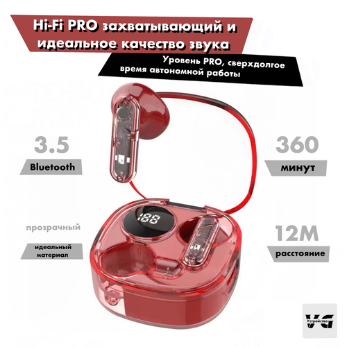 Беспроводные наушники APRO 138. Bluetooth Version 5.3. Сенсорное умное управление. Для iOS / Android. / Звонки, музыка, игры. цвет черный