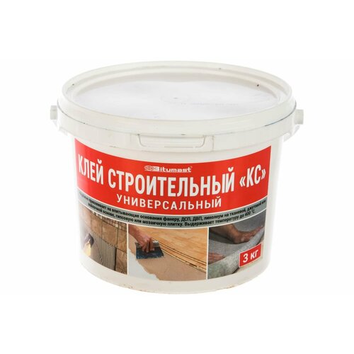 Bitumast Клей строительный 3 кг 4607952900493