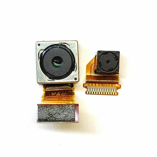 Камера маленькая передняя фронтальная и основная большая для телефона Sony xperia z3 d6603