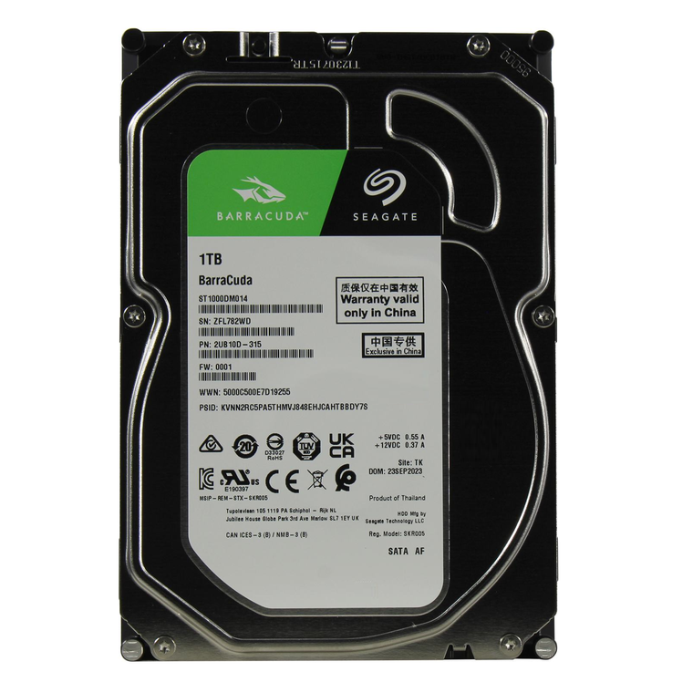 Жесткий диск HDD Seagate Barracuda ST1000DM014 1024 Гб