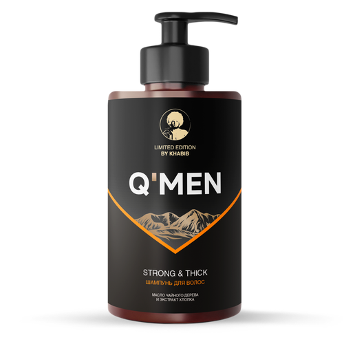Шампунь для волос Q Men Сила и укрепление мужской 410мл 1500₽