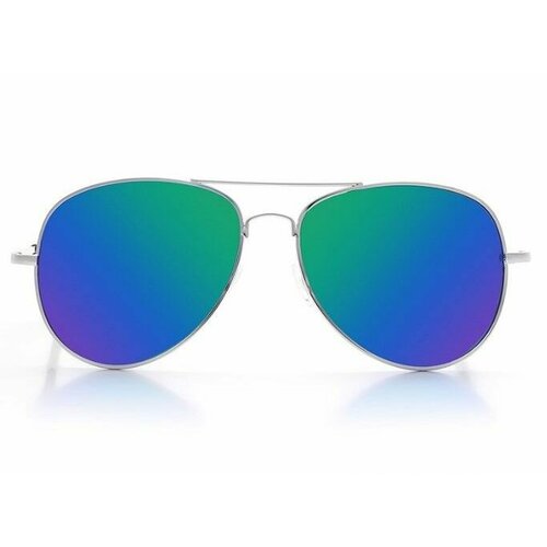 Солнцезащитные очки , голубой, зеленый