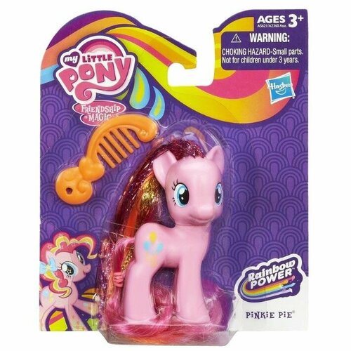 Пони Pinkie Pie со сверкающей гривой Сила Радуги Rainbow Power My Little Pony фигурка my little pony pinkie pie пони с картинками пинки пай