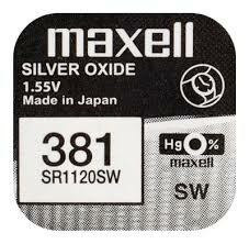 SR1120SW батарейка MAXELL 1шт