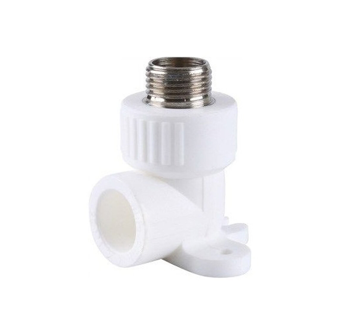 Уголок полипропиленовый белый настенный (Водорозетка) 20х1/2