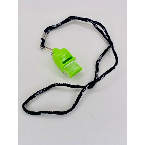 Спортивный свисток Fox 40 Sonik, для футбола, зеленый, длина 5 см