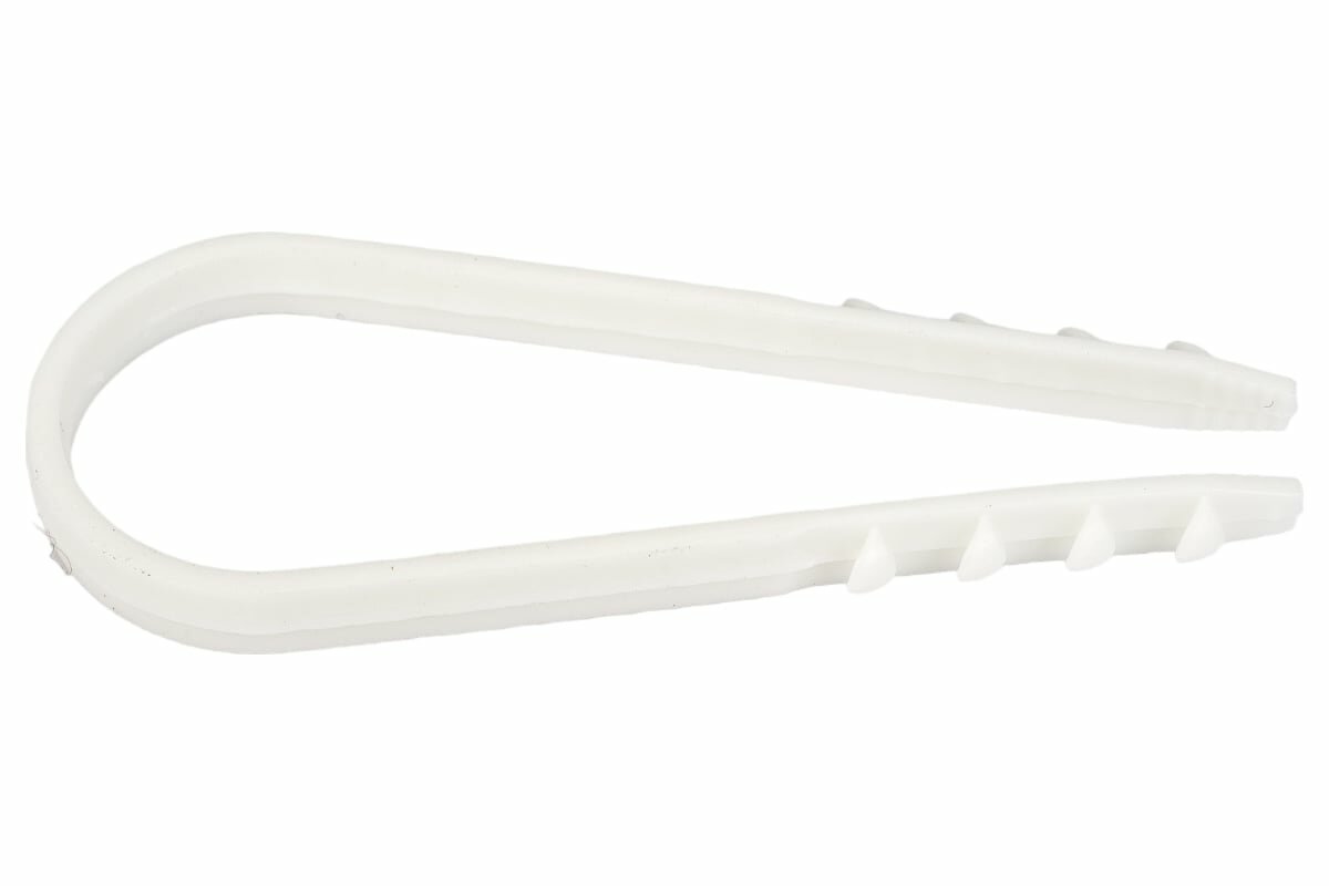 FORTISFLEX дюбель-хомут нейлон ДХ 19-25 (б), 100 шт, 57551 крепёж для монтажа