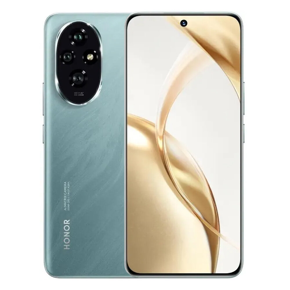 Смартфон HONOR 200 5G 8Gb/256Gb Snapdragon 7s Gen3 (NFC) Изумрудный зеленый EAC