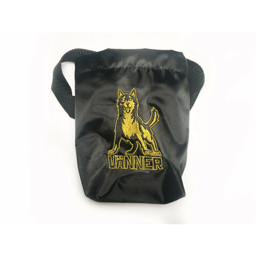 Сумочка для лакомства Vanner черная с желтой вышивкой