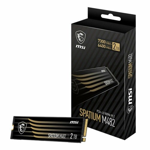 Твердотельный накопитель SSD MSI M2 2280 2TB SPATIUM M482 Client SSD 21052₽