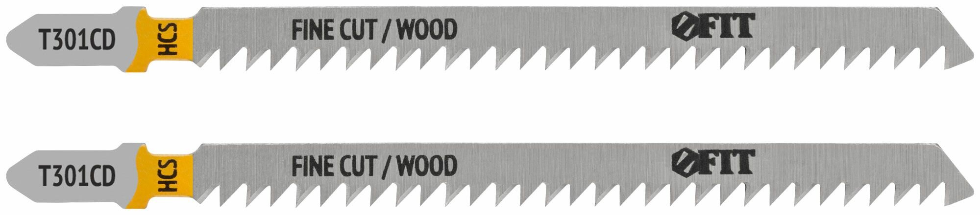 Полотна по дереву HCS шлифованные под свободным углом зубья 116/91/3 мм (T301CD) 2 шт.