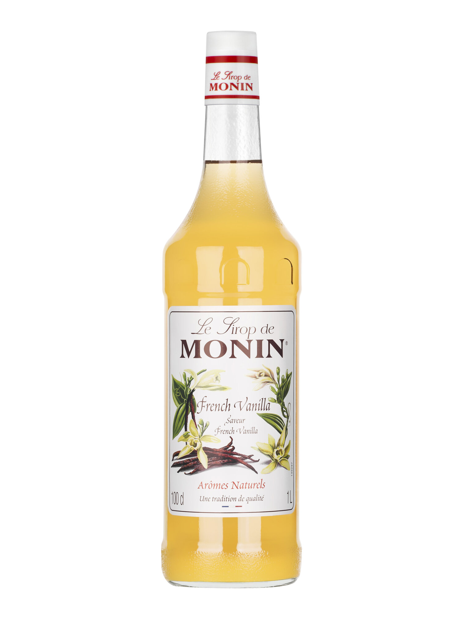 Сироп MONIN Французская Ваниль, для коктейлей и десертов, натуральный, 1л