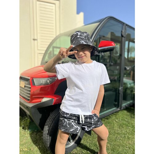 фото Шорты для плавания capitania marble, размер 110-116, черный