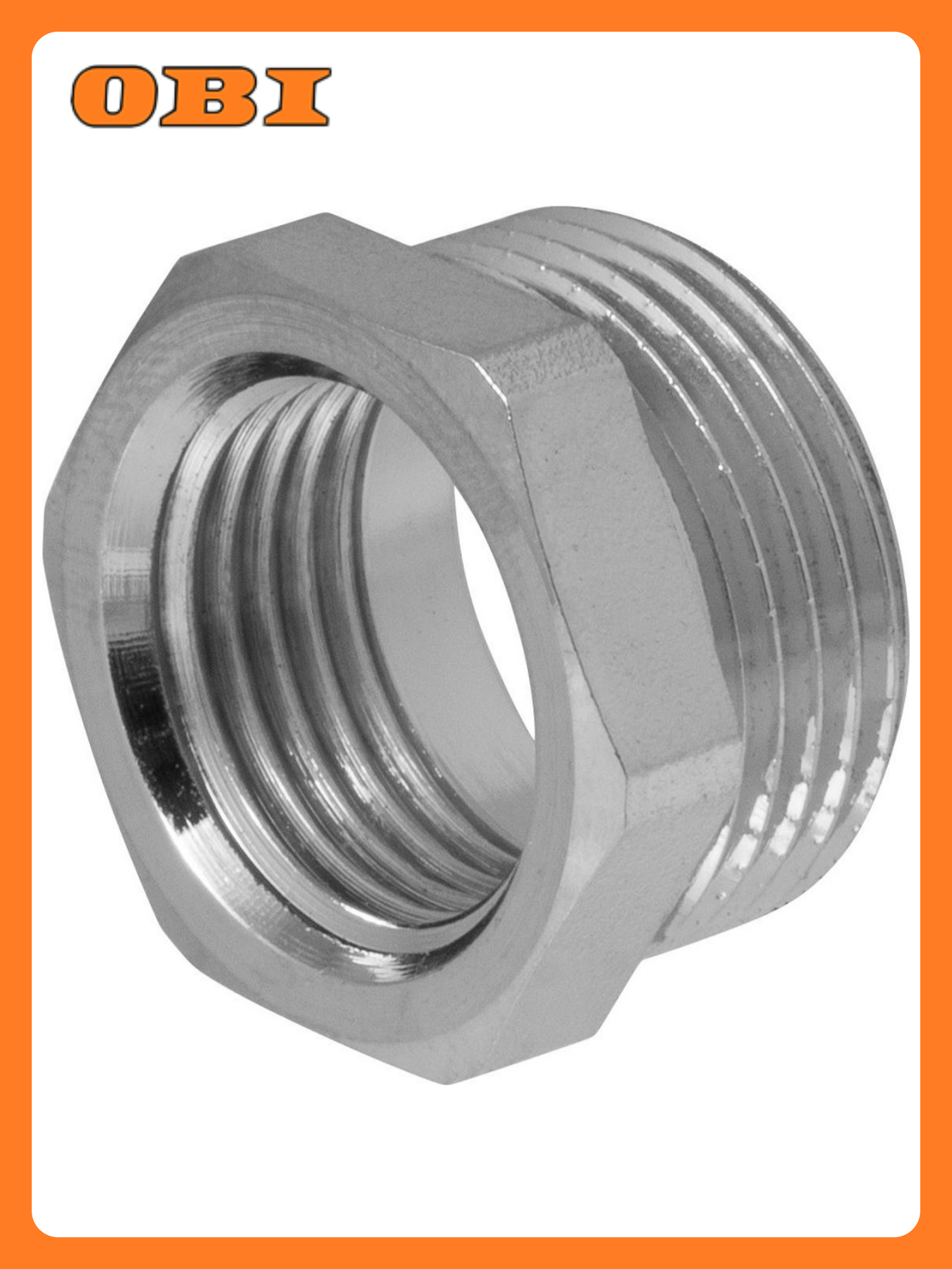 Футорка MPF латунь CW617N никелевое покрытие 3/4