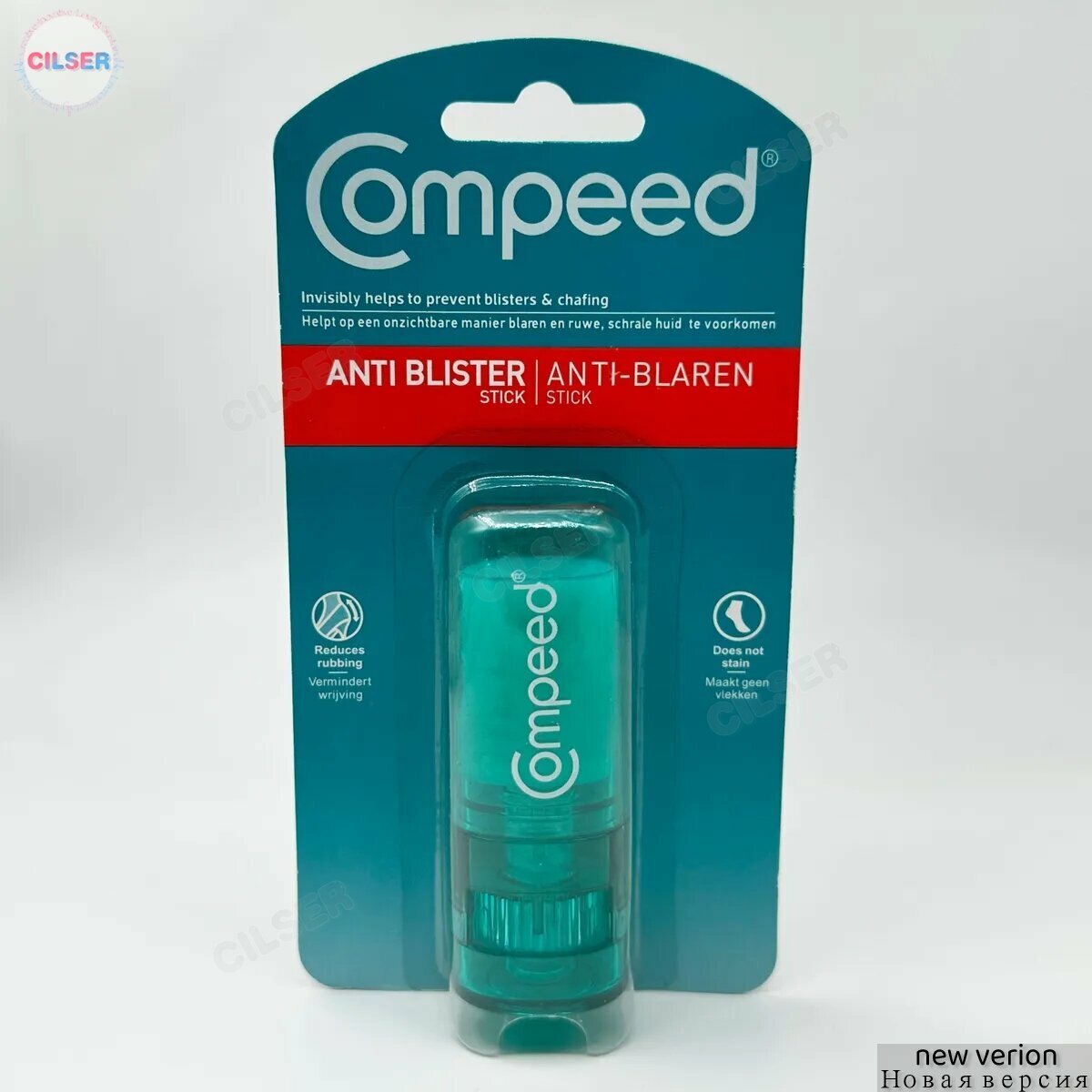 Карандаш Compeed защищающий от появления мозолей, Пластырь от влажных мозолей на ногах, от натоптышей, против натирания — фото 1