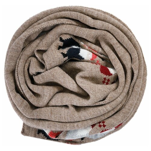 фото Шарф finn flare w19-32135 коричневый