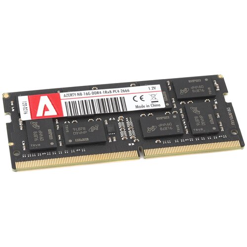 Оперативная память Azerty DDR4 1Rx8 PC4-2666 NB-16G-2666 SODIMM 16Gb озу sodimm ddr4 4gb kingfast 2666 mhz 1 2 v kf ddr4 nb