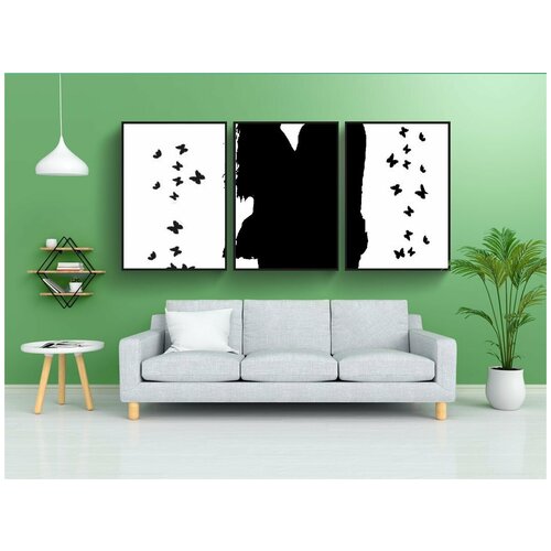 фото Набор модулных постеров для интерьера "любовники, единение, все вместе" 60x90 см. в тубусе, без рамки lotsprints