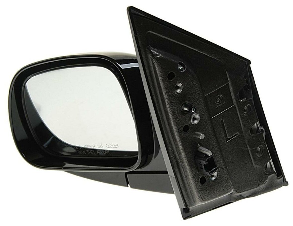 фото Зеркало боковое SSANGYONG Actyon (06-), Actyon Sports (06-/12-) левое (черное) (без авт. скл OE 7891031021LAK