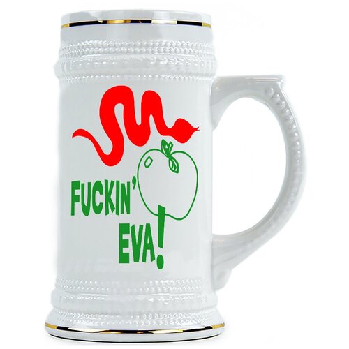 фото Пивная кружка fuckin eva! drabs
