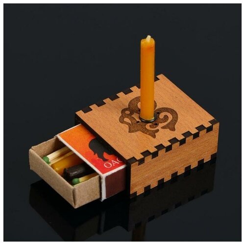 фото Набор ларец желаний "исполнение желаний" со свечками, 5.2х4.5х2 см yandex market