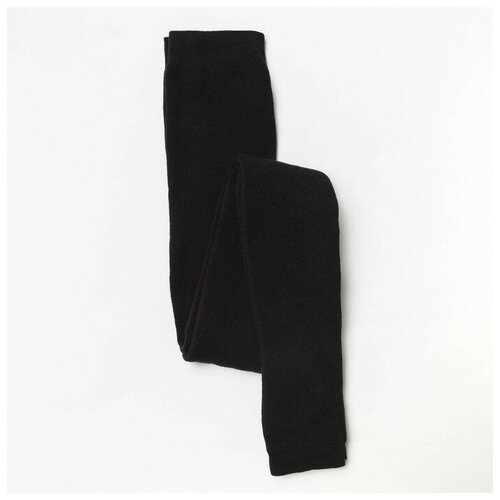 Легинсы Гамма, размер 122-128, черный брюки для девочки цвет чёрный рост 122