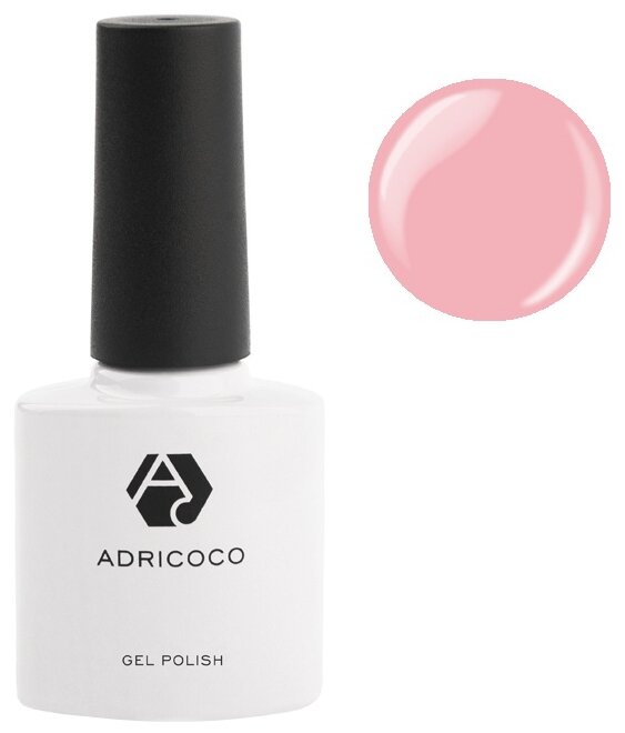 Цветной гель-лак ADRICOCO №044 розовый пион (8 мл.)