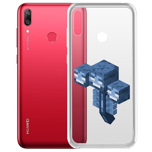 Чехол-накладка Krutoff Clear Case Иссушитель для Huawei Y7 (2019)