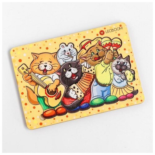 Мини-пазл Коты - музыканты Smile Decor 5119193 .