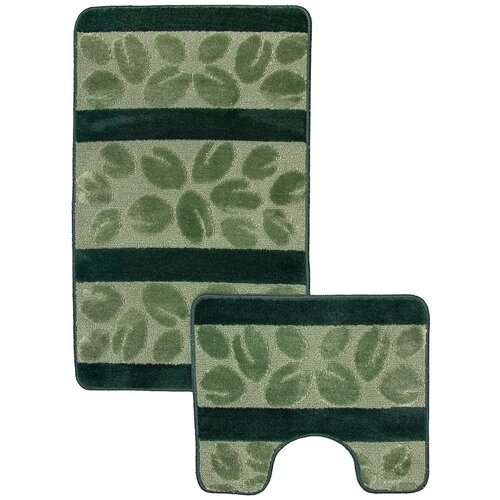 фото Набор ковриков для ванной комнаты "оливка", олива arloni