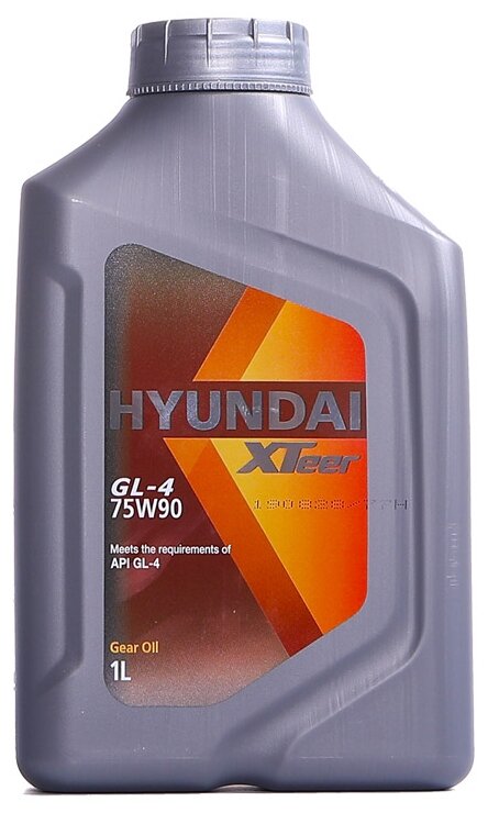 Gear Oil-4 75W90 1л API GL-4 Трансмиссионное масло универсальное HYUNDAI XTeer 1011435