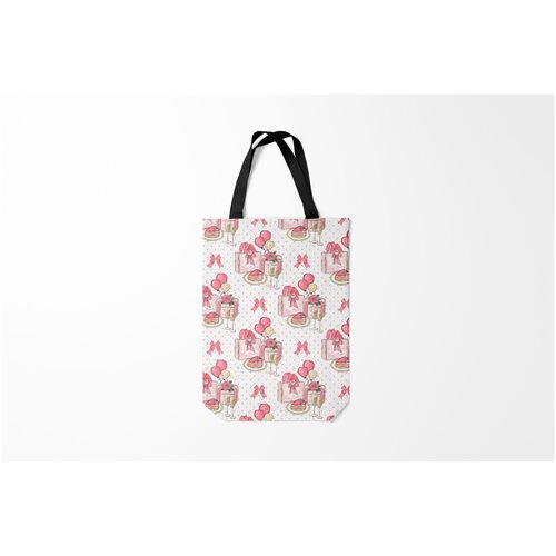 фото Сумка-шоппер / 31х42 см / праздники / день рождения счастливый burnettie