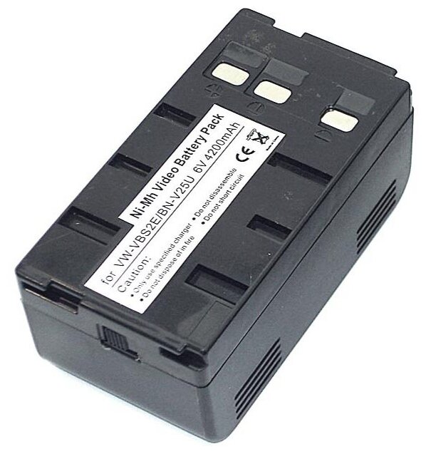 Аккумуляторная батарея для видеокамеры JVC GR-1U (VW-VBS2E) 6V 4200mAh
