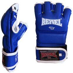 Перчатки ММА синие Reyvel M