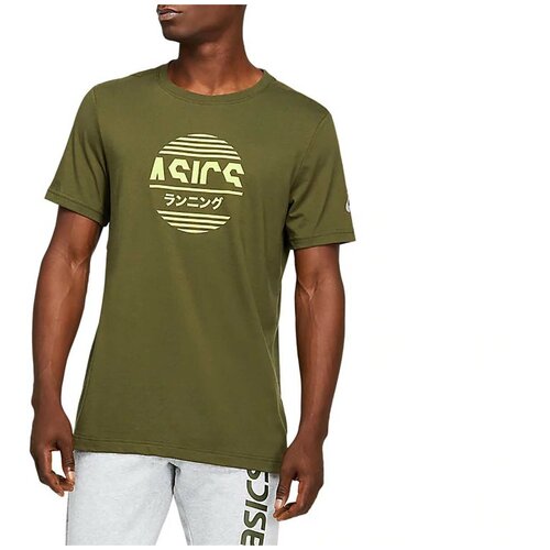 фото Футболка asics tokyo graphic japan tee зеленый s 2031b349-302